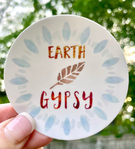 Sticker Shop: Earth Gypsy Logo Sticker